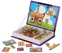 Janod Magnetic Puzzle Book - World Houses 